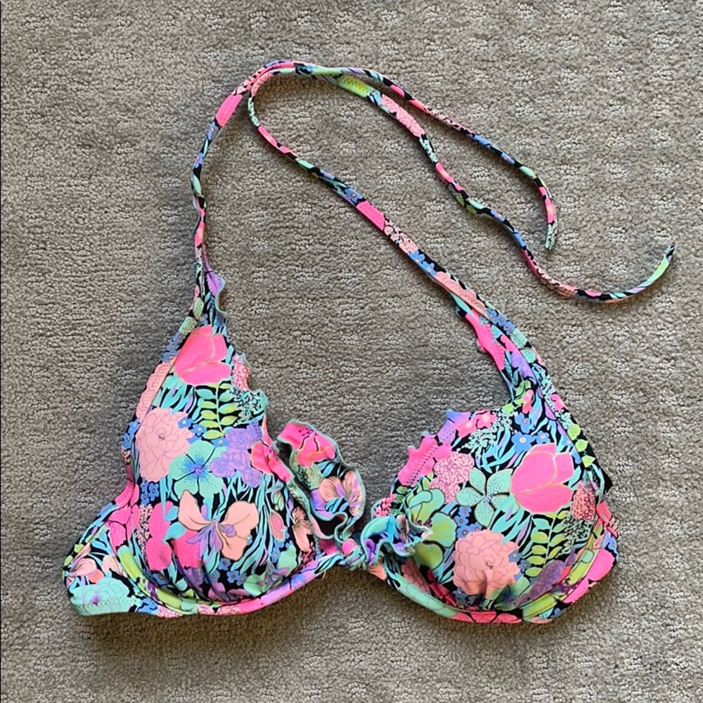 Victoria’s Secret tropical floral bikini top